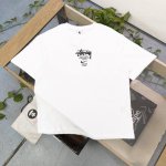 上新 款号 Bm158 2025新款Stussynike斯图西联名胸前耐克钩子图案字母Logo印花休闲情侣宽松短袖T恤 经典永远不会过时 人手必备款 250G纯