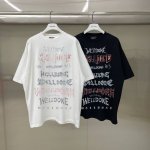 新款 款号: W221# We11Done 梵文字母 宽松圆领短袖T恤男女情侣款 面料：原版定制280G精梳棉 工艺：超级重工，区分普通市面低版本工艺，上手体验