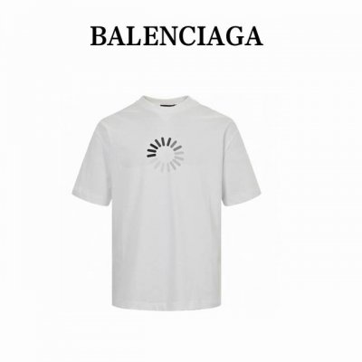 balenciaga 巴黎世家 24Ss 网络加载404印花短袖 最新官网Log 背后404 标志性 上身的非常好看 宽松短袖 男女同款. size S-Xl