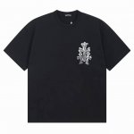 款号Ys46 克罗黑白经典款短袖T恤采用定制面料丶1比1配色罗纹丶环保印花。无味色彩鲜艳丶250克高克重纯棉面料黑白色 S-Xl