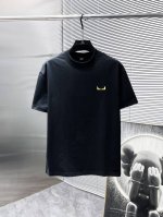 P170 芬迪 Fendi 2025Ss新款 半袖 体恤 短袖 圆领T恤，高端版本！专柜定制面料 透气舒适度高，细节无可挑剔，品牌元素设计理念，体现高品质。手感