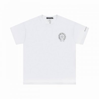Ke230 P120 Chrome Hearts Ch 克罗心重工白色镀银立体印花黑色立体印花短袖 正确配置 市场最高版本 2025克罗心正品包装 原版开模 定