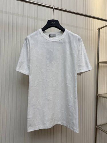 dio 迪奥 25Ss 经典提花毛巾料满印字母圆领短袖 Size S M L Xl
