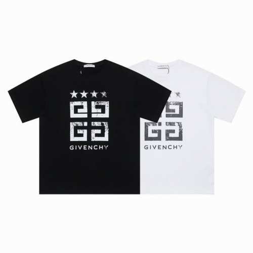 givenchy纪梵希2025Ss新款五角星印花情侣休闲短袖T恤 最高版本！定制面料290克 %双纱棉！进口胶浆印花！ 辅料：开模原版过鉴定领标 %真丝洗水标。