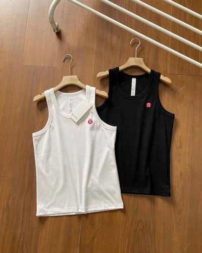 高品质Lululemon 露露透气简约纯棉2025新款宽松男士打底衫背心休闲上衣无袖衫背心才是夏日荷尔蒙本体 男生必入！ 夏天必穿背心 干净百搭！告别闷热黏腻！