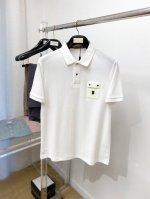 巴宝莉 2025最新款短袖T恤 帅气时尚 胸前五金装饰字母Logo 简约百搭款 面料棉 不仅挺括 保持潮流的廓形 又穿着舒适 纱织更细腻 码数M-3Xl