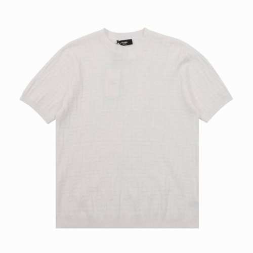 fendi芬迪 双F Sellerid全印针织短袖T恤 尺码：S-Xl