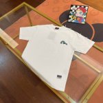 上新， Evisu福神2025新款男士字母笑脸达摩海鸥短袖 颜色：白 尺码：S-Xxl S码 肩宽44 胸围96 衣长68 适合身材 -120斤 M码 肩宽46
