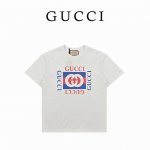 170 Gucci古驰24Ss方块互扣印花短袖 选用客供定制针织100%纯棉面打造,面料手感细腻，厚实有质感的纯棉布 高密度的机织工艺，如棉絮般柔紧致舒适 有挺