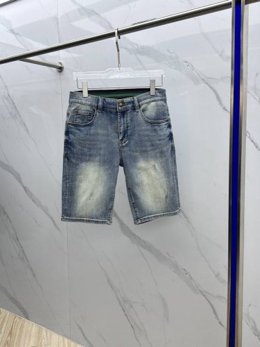 Versace*范思哲 高端定制、2025早春最新款牛仔裤短裤 柜台同步发售 原版定制复刻 客供五金辅料 原单品质 进口牛仔面料重工洗水 精品皮牌 做工走线精细