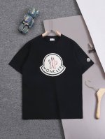 高品质 Moncler 蒙口毛巾绣大Logot桖， 25Ss春夏新品，官网旗舰店同步开售，M家经典大Logo，袖口章仔小标，非二次开发，原版成型，采用32支24