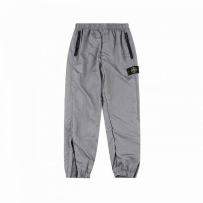 stone Island 石头岛 经典纯色机能金属尼龙长裤 Stone Island 石头岛Ss23 Nylon Meta系列 纯色金属尼龙弹力裤脚宽松长款休闲
