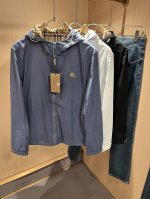 Burber*Y巴*莉2025春夏新品防晒衣夹克外套重磅来袭 最近比较火热的环保聚酯纤维记忆面料制作而成 高端户外运动休闲系列 非常火热运动风潮 Bur最新研发