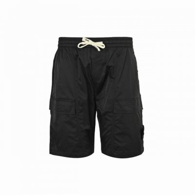 stone Island 石头岛 多口袋工装短裤 高性价比款 优选高支数聚酯格纹布 丝毫不影响透气 格纹布更耐磨防撕裂宽松的工装风格 松紧腰斜插口袋 容量大 还
