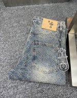 chro*克罗心 Ss25春夏新款男士牛仔裤 面料弹性好 独家发售 官网同步 时尚优雅 采用原色酵母水洗工艺 精选进口重磅丹宁牛仔面料 配专柜五金装饰 真皮皮牌