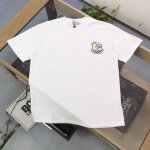 高版本 2025新款Moncler蒙口鬼脸铃铛图案Logo字母印花休闲情侣宽松短袖T恤，独一无二的活性环保面料染色，32支双纱精梳纯棉爽滑手感，纯棉不起球不起毛