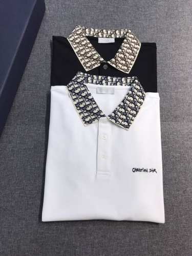 新品 Cd家族男士时装款珠地棉翻领Polo衫，贸易公司洋行货，重磅高级心水之物，25年官方新品，高级秀场系列，超级明星级Top爆款单品！ 颇具Cd家族美学风格的
