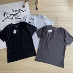 主图 正品打版Arc'teryx 始祖鸟Kadem Heather三色亨利领防紫外线Upf80+速干短袖T恤 Kadem Henley 速干短袖T恤 面料采用的