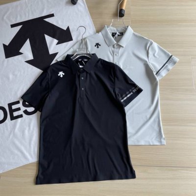 夏季清凉Polodescente 迪桑特夏季速干运动休闲翻领短袖Polo衫T恤 适宜春夏穿着的轻薄短袖 高品质运动属性面料制成，触感细腻柔软，轻盈透气，自然舒适