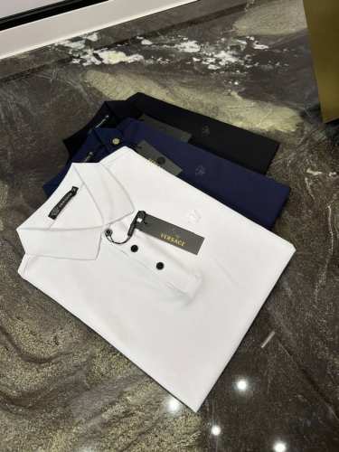 Ver25S春夏新款商务休闲翻领短袖polo，码数M-4Xl