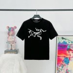款号 S52 arcteryx始祖鸟 Kragg 山系 前胸鸟家骨架大Logo户外透气Cotton纯棉圆领短袖T恤 男款 重磅250G定制32支原版面料 采用定