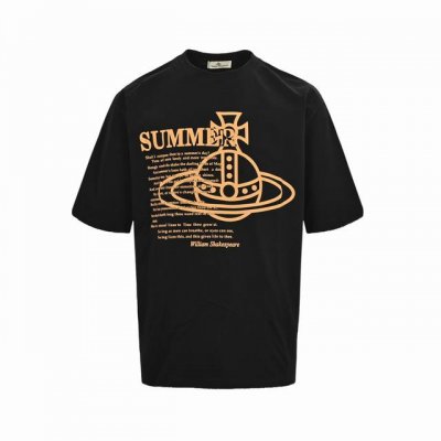 vivienne Westwood 西太后 25Ss 土星字母涂鸦印花短袖 品牌Logo重工艺设计高端定制丝光云朵棉面料.手感柔软.穿着舒适.级别精致车线.做工