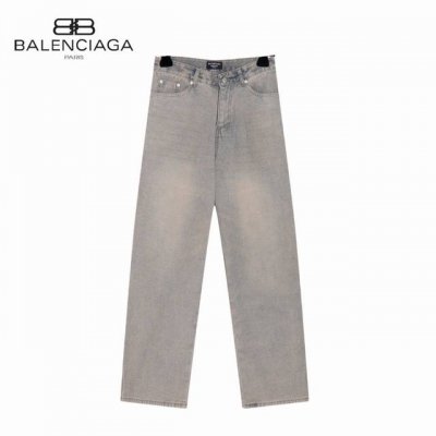 巴黎世家 原单 款号：Bv052 上新！Balenciaga 24Ss巴黎世家水洗宽松阔腿牛仔裤，时尚圈顶流爆款平替来袭！ 100%客供丹宁牛仔布，真正的Den
