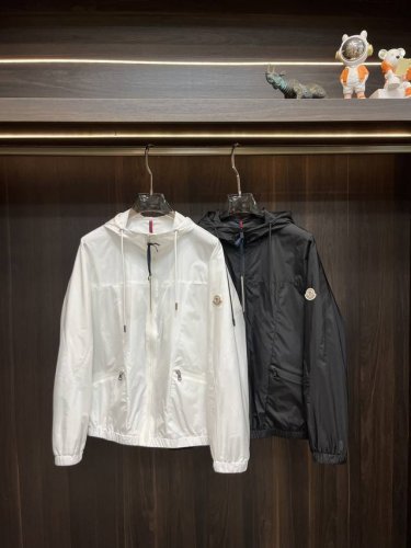Xiao Moncler 2025Ss春季最新款蒙口连帽休闲外套 春款外套高端品质、高档制作工艺，版型面料五金都是专柜1:1定制，透气舒适合成面料，Logo采用