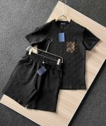 高品质套装 louis Vuitton 路易威登3D凹凸暗纹提花套装 可拆上衣&短裤卖 混搭颜色卖 独家新品 高版本 高品质 定制300克全棉毛巾面料满印提花