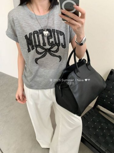 蝴蝶结抽绳飞机袖