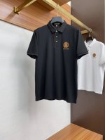 卡华利 2025Ss 早春新品男士翻领polo短袖 专柜原版定制 新疆精品长绒棉面料 胸口高工艺 立体3D 撞色贴皮刺绣 Logo 时尚又百搭 又不失大牌元素