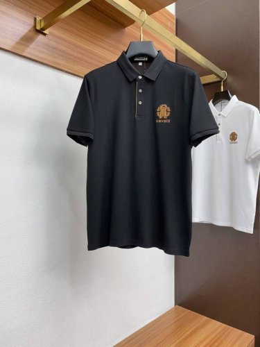 卡华利 2025Ss 早春新品男士翻领polo短袖 专柜原版定制 新疆精品长绒棉面料 胸口高工艺 立体3D 撞色贴皮刺绣 Logo 时尚又百搭 又不失大牌元素