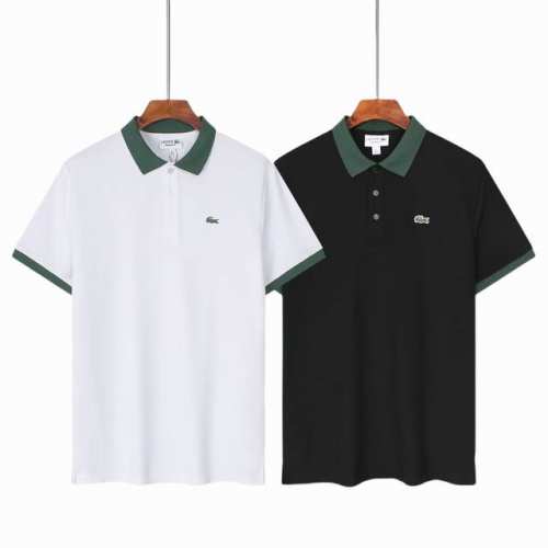 上新 Lacoste法国鳄鱼男装经典休闲正肩短袖T恤多色翻领polo衫密码ph8121万针刺绣情侣款男女同款翻领polo衫打底衫商务时尚简约风polo衫高端面料
