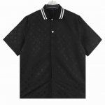 louis Vuitton 路易威登 Monogram提花工艺套装衬衣 男士时尚休闲夏日沙滩套装。路易家族的新高端，细节品质永远的那么完美无瑕，创意设计层出不穷