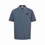 burberry 巴宝莉 25Ss 胸口方标字母Polo短袖 衣领为双系统提花定织扁机制成，有弹性，不变形，衣服全部原生布捆边，前胸双层面筒，无明线，无散口，袖