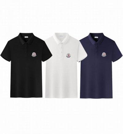 上新款号: M2001 Moncler 蒙口2025新款短袖翻领polo衫 定制大徽章绒标字母Logo 男女同款 采用定制丝光珠地棉面料 面料细腻舒适透气亲肤感