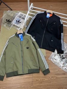 Adidas Originals Fw24 Jacket Padded 系列款飞行员运动夹克宽松休闲外套男女同款 春秋必备单品飞行员夹克 三叶草每年的棒球夹克都