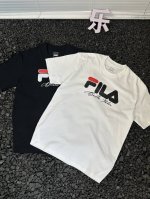 斐乐 Fila 25Ss夏季新品胸前经典品牌Logo字母印花短袖T恤 情侣款 - 小红书热门爆款 明星网红同款穿搭 男女日常通勤穿搭必备单品 高品质高克重双纱面
