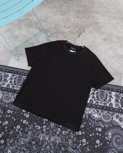 款M 巴黎世家双B短袖90 Balenciaga 24Fw 巴黎世家后背双B立体贴布刺绣大字母Logo短袖 精选高精度 G双纱面料 清爽丝滑透气 告别厚重感 全