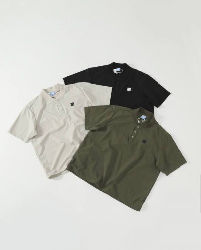 undefeated 25Fw最新五道杠字母机能亨利领速干梭织半袖衬衫 情侣款 得物毒版本好货来袭，原版购入900+，Gali上身同款，不败之志永存心间！定织原