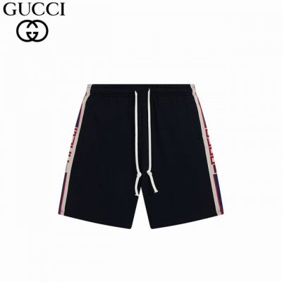 gucc 古驰 24Fw 侧边织带短裤 经典款织带短裤。这款市面版本太多 有的直接拿长裤打版 主唛洗唛定制，侧边Logo织带面料定染 面料定织 侧边织带订制 一