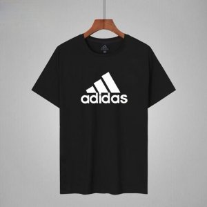夏季上新 阿迪达斯Adidas2025夏季新款短袖！ 经典胸前大Logo印花设计，专柜同款，三标齐全，采用180克高紧密冰磁棉面料，含棉量95%，手感细腻，弹性