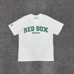 Xx010 Mlb龟裂字母印花图案 Zp开版 260克克重纯棉面料 情侣款：S Xxl 黑色 蓝色 白色