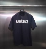 款号：D145 顶级版本 大货挂拍图 巴黎25年艺术美纹新款短信 Balenciaga巴黎# 面料采用260G巴黎专用双纱*高克重1比1双纱罗纹 Os落肩宽松版