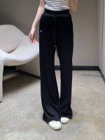Dio* 25Ss春夏新款 蜜蜂刺绣抽绳阔腿裤丨独家高版出品！必入的高腰休闲裤来啦！让整体高级感拉满的同时又干净利落不试设计感 直筒阔腿裤演绎法式优雅气质！衣柜