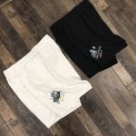 超福利好货上新 哈吉斯海外版运动休闲情侣款短裤“期望” 客供纯棉毛圈面料舒适透气亲肤柔软 三口袋设计出行外观很简约 休闲居家运动跑步必备装备 颜色 黑色 白色