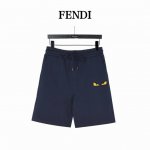 fendi 芬迪 刺绣眼睛小怪兽休闲短裤 贸易公司代订单稀货；渠道代购难求独版！小怪兽实在是太抢眼了，做工细节极为复杂的工艺，面料采用400克，顶级面料。手感超