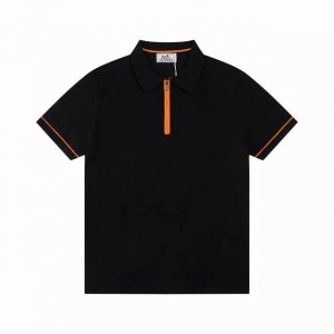 120 Hermes 爱马仕 针织衫Polo衫 升级，灵感源自八十年代复古 原版面料 官方同款 圆领针织衫T恤 定制 网纱毛衣针织面料 手感非常舒服 春夏最新砖