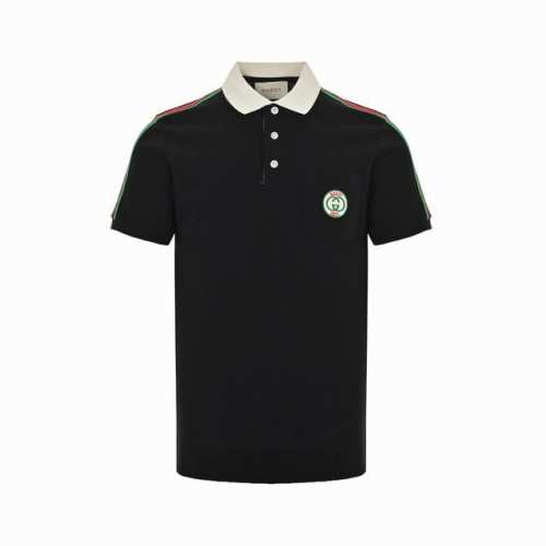 : 180 Gucci 古驰 红绿条纹1921限定Polo短袖 采用100%棉双面珠地面料，拆解纱线分析，订织蜂窝四角网眼胚布，衣领为双系统提花定织扁机制成，有