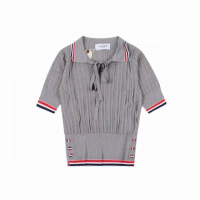 thom Browne Tb 针织系带polo 短袖T恤 原版定制面料 辅料 尺码 1 2 3